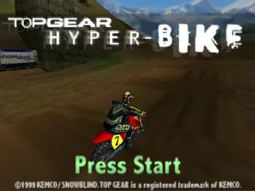 Top Gear Hyper Bike (Japan) screen shot title